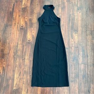 Mango Committed Black Midi Dress S